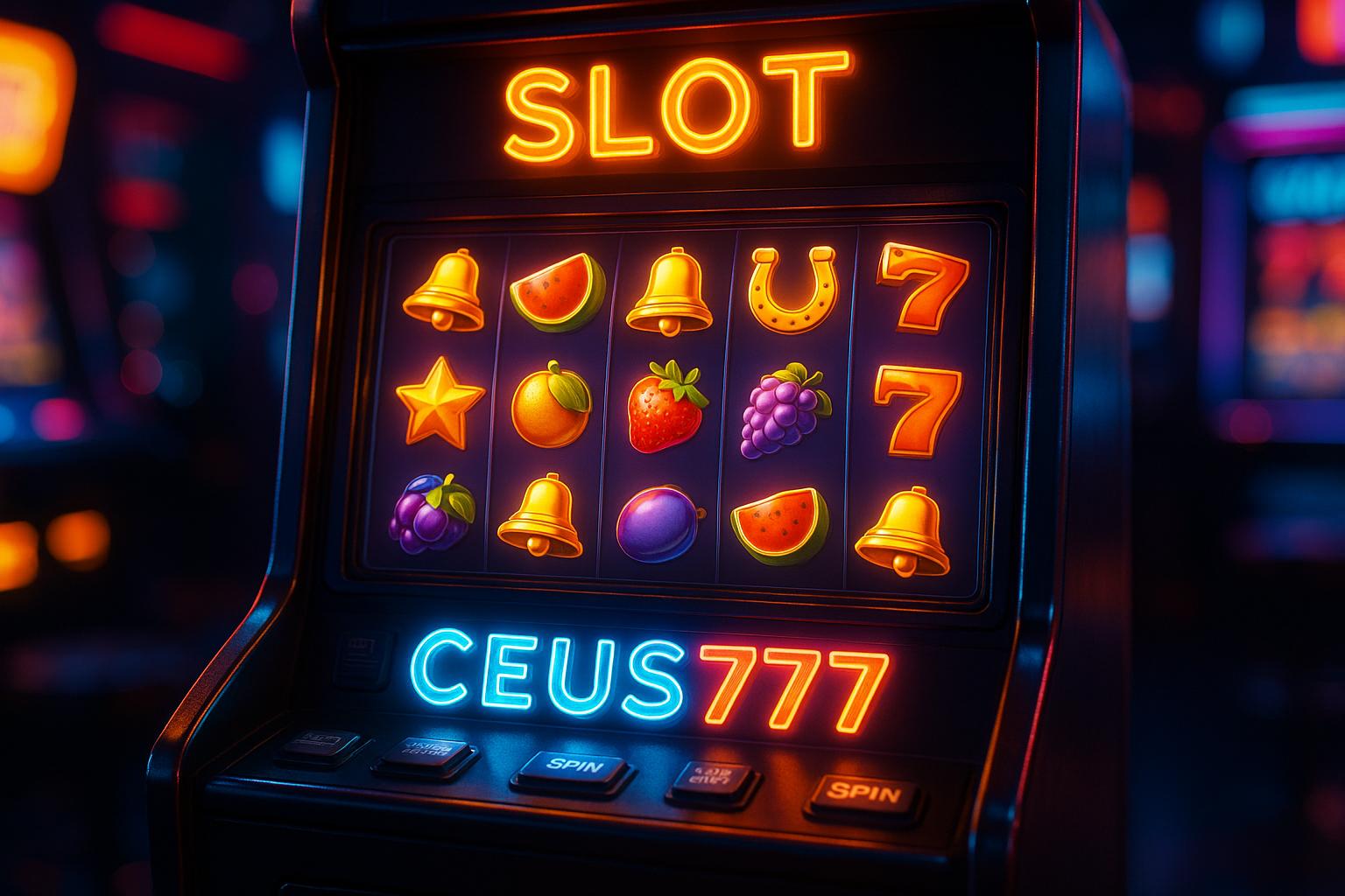 Explore o mundo das slot machines no CEUS777 Casino
